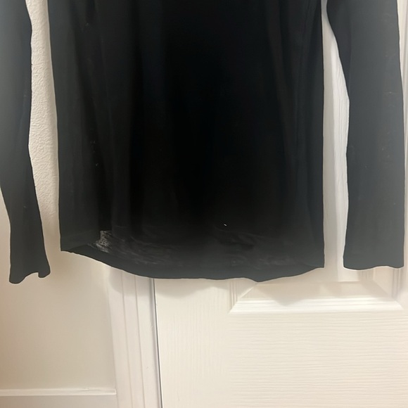 Zara black top with lace shoulders Size S - Picture 5 of 5
